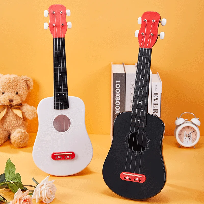 Mini guitar ukulele carbon fiber production 4 string guitar waterproof white and black wholesale sale musical instrument