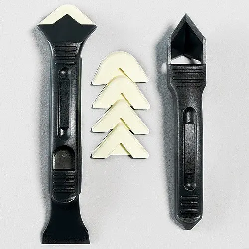 3 Piece Silicone Sealant Remover & Smoothing Kit Caulk Removal Tool