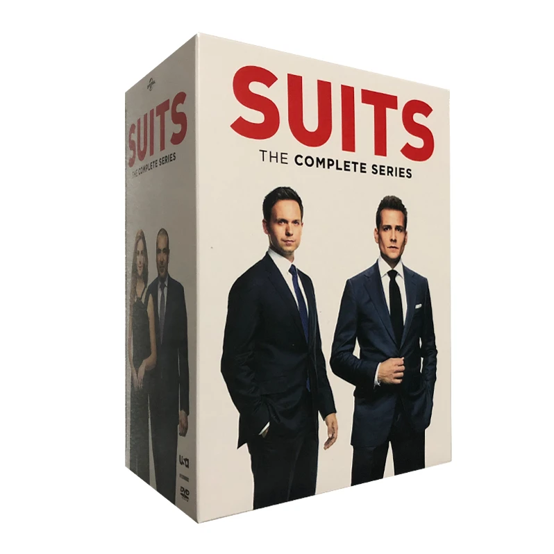 Suits Season 1-9 The Complete Series 35 Discs Factory Wholesale DVD Movies TV Series Cartoon Region 1/Region 2 DVD Free Ship