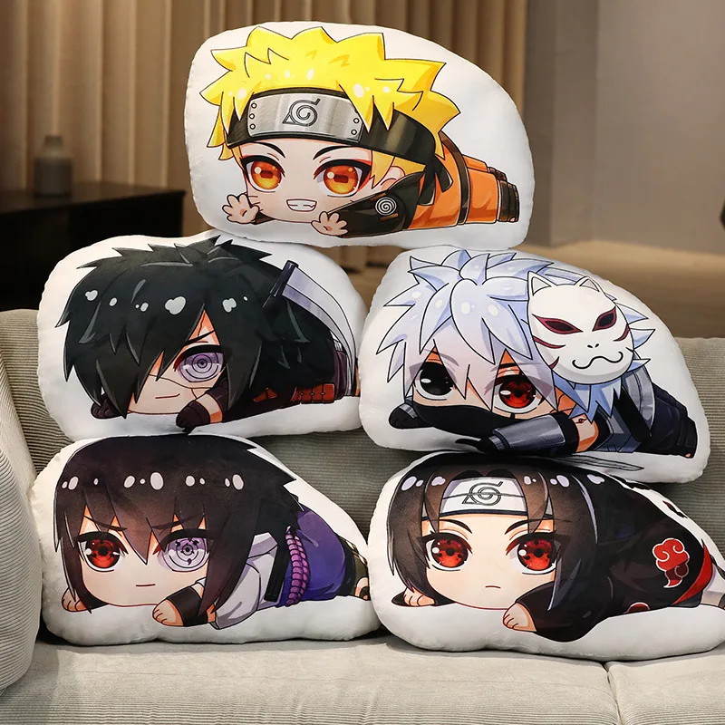 custom narutoed plush pillow anime Uzumaki Narutoed Uchiha Itachi Bo Ren Chuan sofa cushion home decor gifts figure pillow