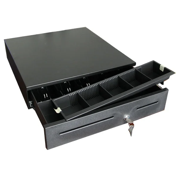 Metal & ABS Plastic Cash Drawer  for POS Terminal with RJ11 Interface Port Support Check Entry POS system Free Software