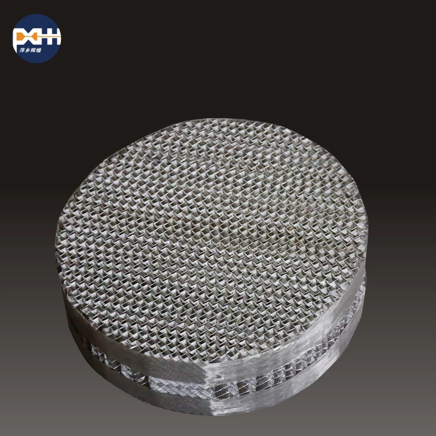 
low resistance wire gauze cockles Structured Packing For Distillation Column 