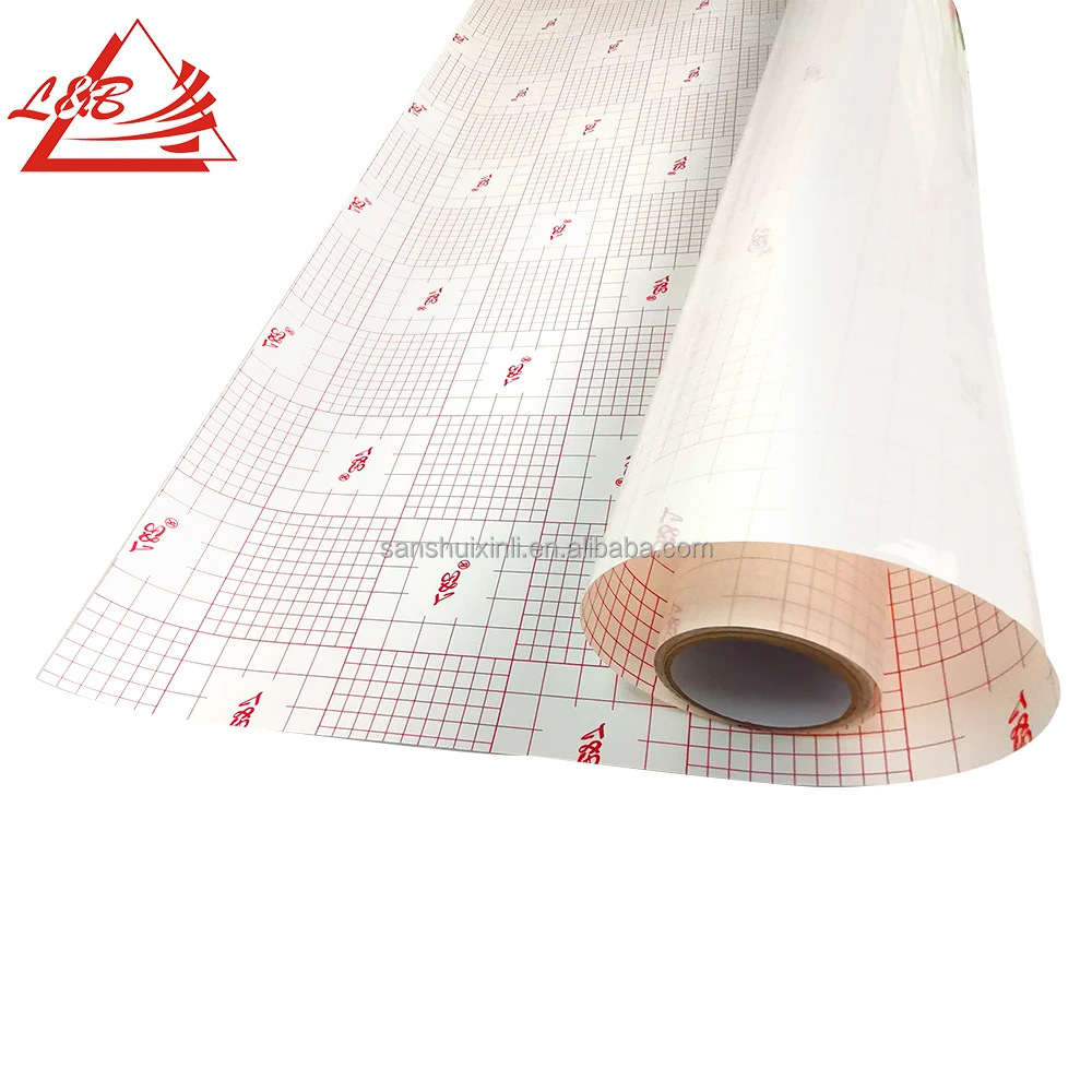 L&B 50 Micron High Polymer PVC Glossy Transparent Thick Cold Lamination Film Foil Jumbo Roll For Printing Protection