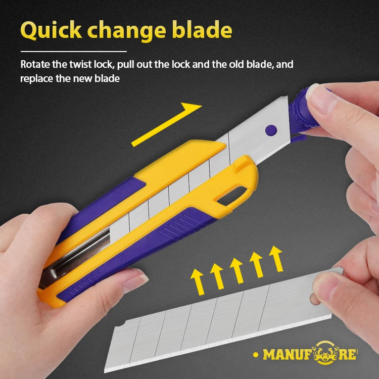 Self-locking Paper Cutting Knife SK5 Blade Utility Knife Retractable Utility knife
