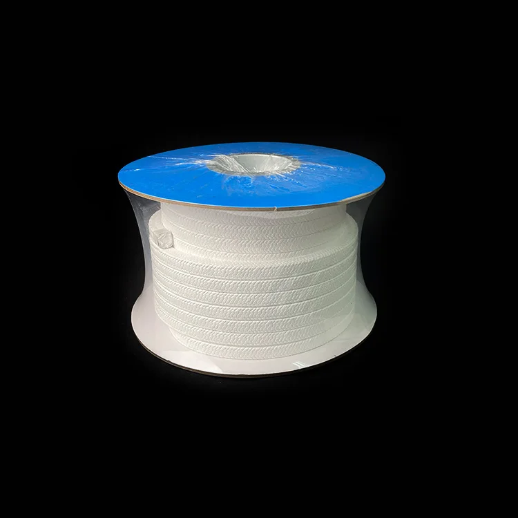 Chemical Corrosion Sea Resistance High Temperature Pressure White 100% Pure PTFE Gland Packing Without Oil