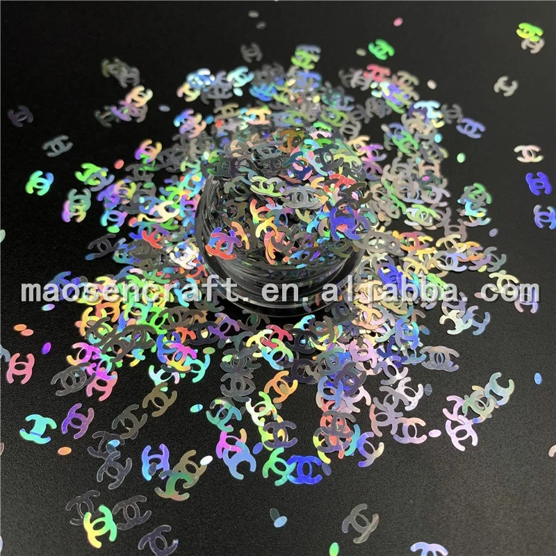 High Quality Hot Sale Polyester Brand Logo Glitter For Christmas Decoration