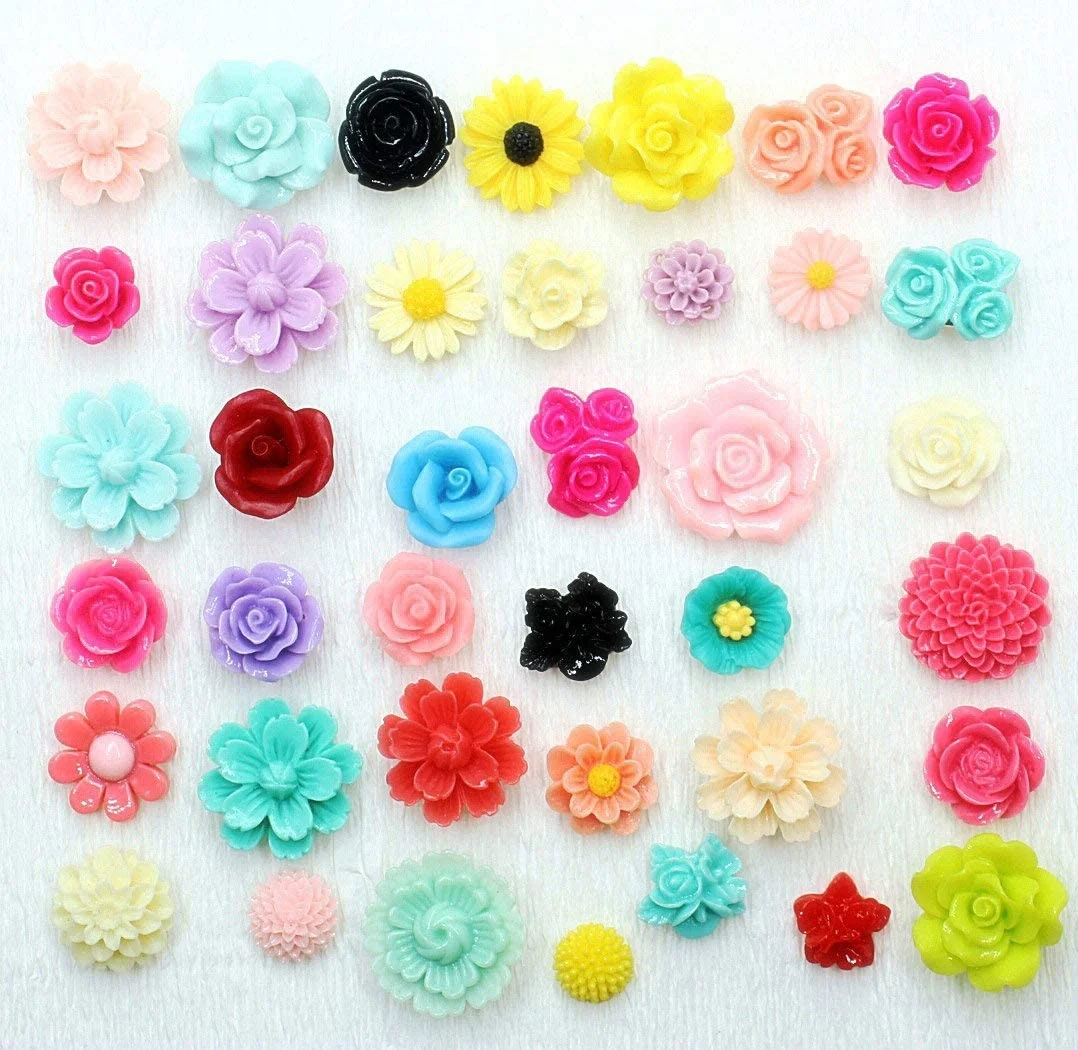 Push Pins Sets Mixed Color Bulletin Board Tacks Cork Cute Novel Design Sunflower Daisy Flower Shape Style Flat