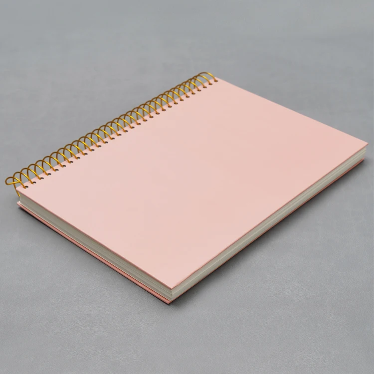 Fast Delivery in Stock Custom pink Hardcover Journal B5 A5 Spiral Planner 2025 Notebook