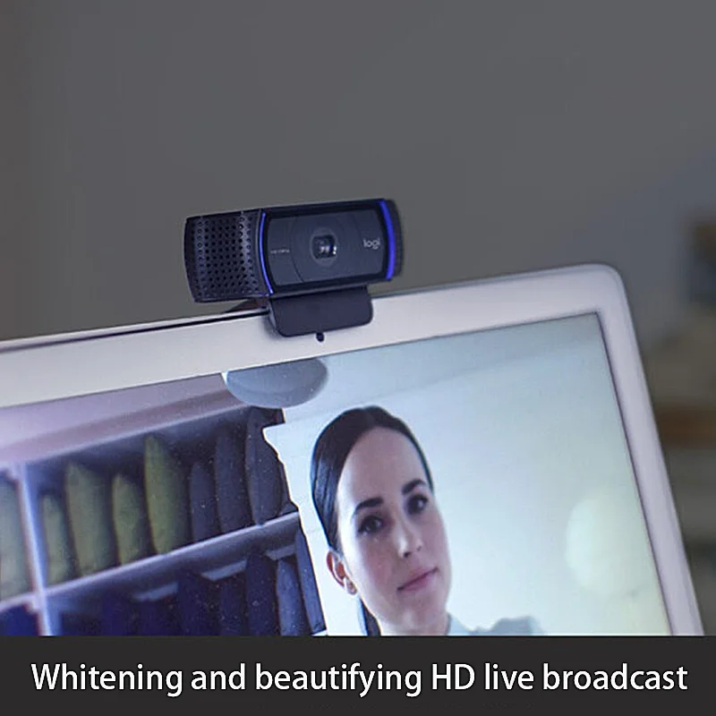 Logitech Pro C920 HD webcam computer camera Desktop camera net course Teaching Conference camera 1080p
