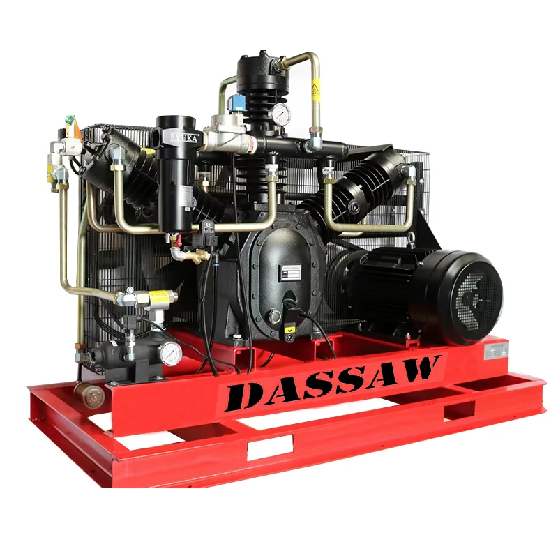 40bar 4.0Mpa Industrial 6.0m3/min 4 Cylider Piston Booster Air Compressor for Sales