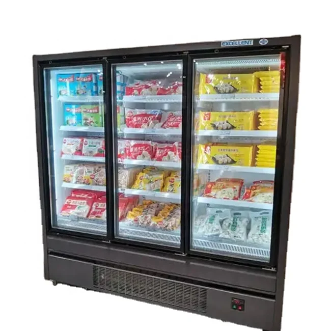 2022 Commercial Single Door Vertical Glass Door Refrigerator Coca Display Cola Beverage Freezer Fridge