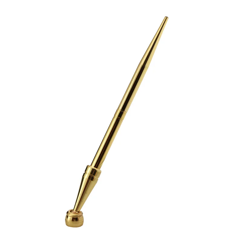 Table Desktop Stationary Ballpoint Pen Base  Kit Plating Desk Pen Stand Single Pen  Holder