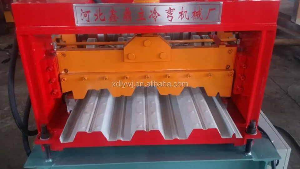 Quality Assurance Metal Deck Making Machine Deck Floor Roll Forming Machine  roofing sheet bending machine
