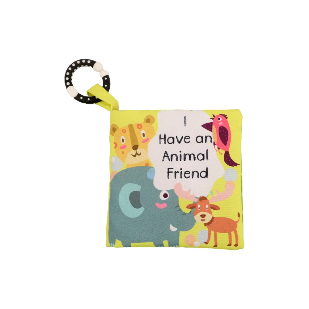 Professional Factory Unisex Sound Softcover Baby Children Toy 3d Cloth Book