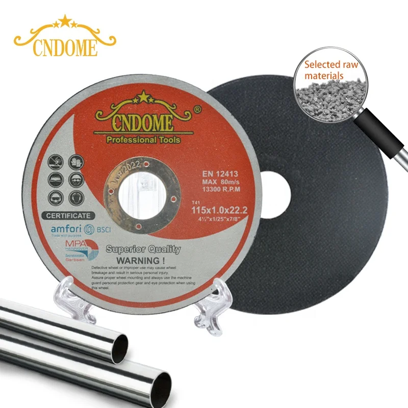 4.5inch super thin high performance abrasives tool cutting disc for metal disco de corte para ferro milimetrico 115mm 115x1x22mm