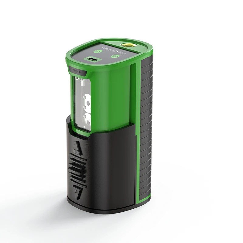 Portable Mini Small Laser Infrared Level Meter Green Light 2-line Cast Line Meter High-precision Level Meter Strong Light