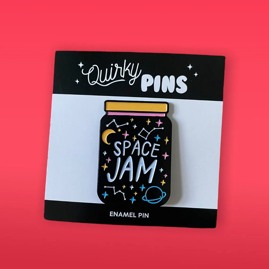Space Jam Enamel Pin Custom metal Pin Badges Dye Black Soft Lapel Pins