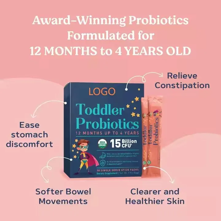 Probiotics powder for kids, relieve stomach discomfort, protect intestines, suitable for children aged 12 months to 4 years old