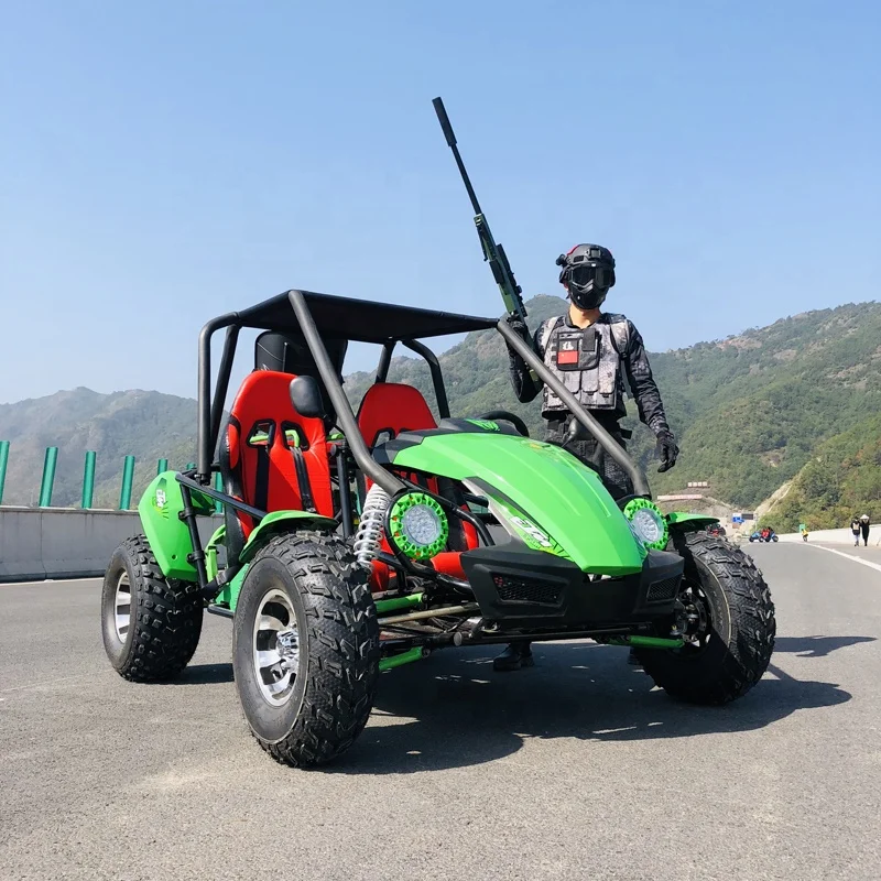  Дешевый газовый чистительная щетка Бензоинструмент бензина 150CC рама для взрослых Багги Go Kart 2 местный электро 80 км/ч 10 дюймов обода по