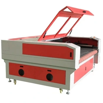 
High Efficiency 2 Heads Textile Cloth Pattern Fabric Autofeeding CNC Laser Cutting Machine 