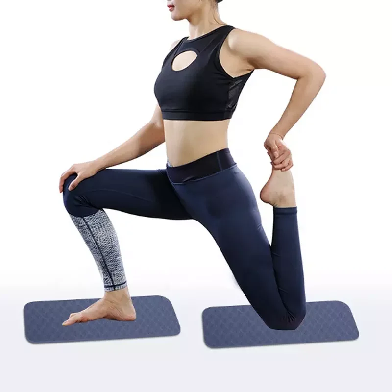 Indoor fitness nbr small yoga mat elbow pad floor pilates mat pad thickened garden knee mat
