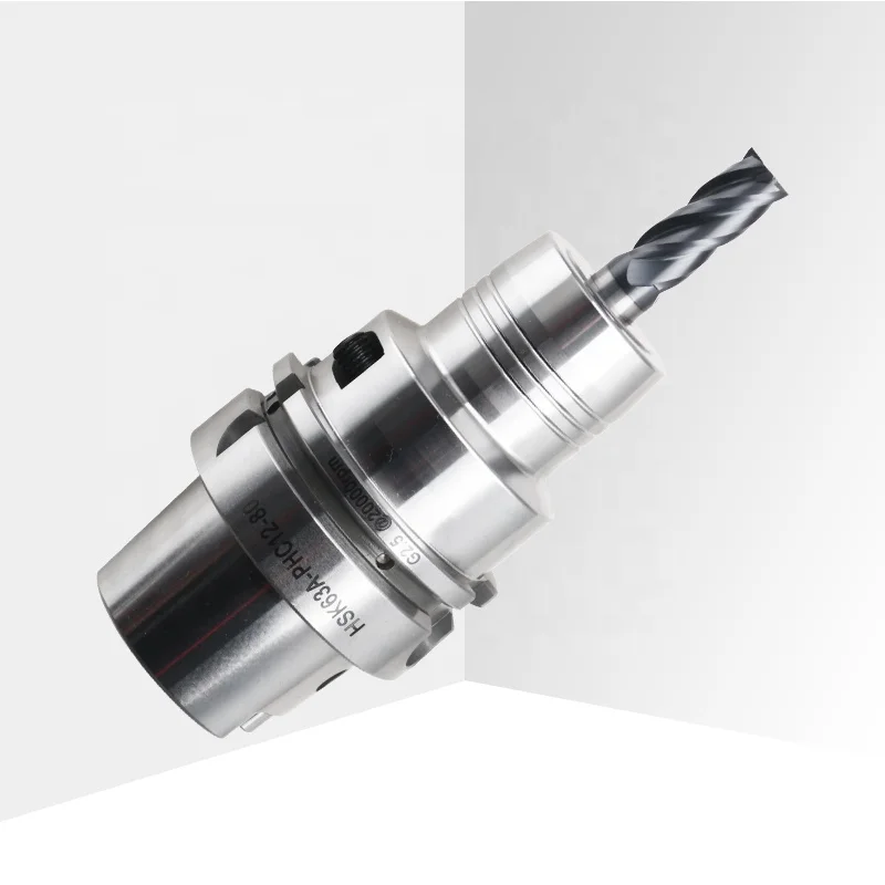 Good price HSK PHC  hydraulic chuck 40CrNiMo Material HSK63A-PHC06  tool holder shank