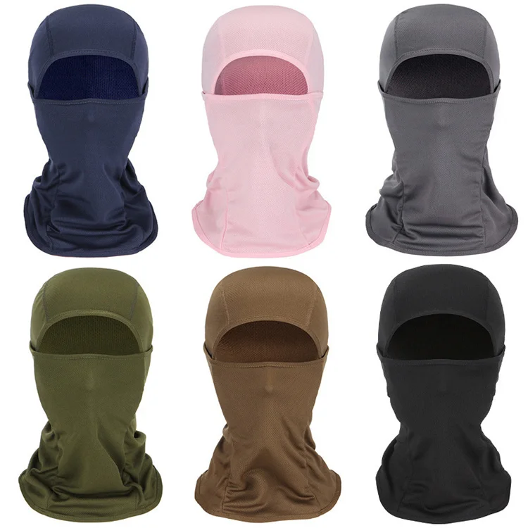 2023 Autumn Winter Ski Mask 3-hole Knit Hat Full Face Cover Balaclava Hats Funny Party Embroidery Beanies Cap Bucket Hat
