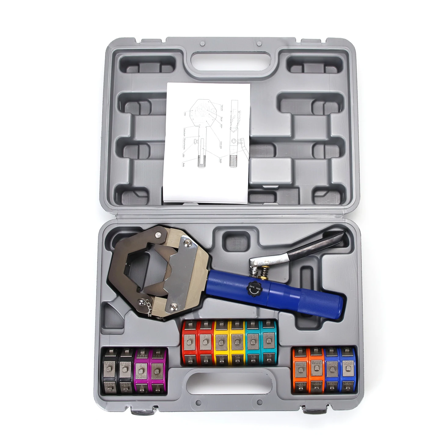 Factory Price AC Hose Crimping Tools Kit Wholesale A/C Hose Crimper Kit Universal Manual Crimping Tool