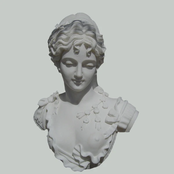 famous marble bust sculptures/female marble bust sculptures/white marble woman bust sculpture