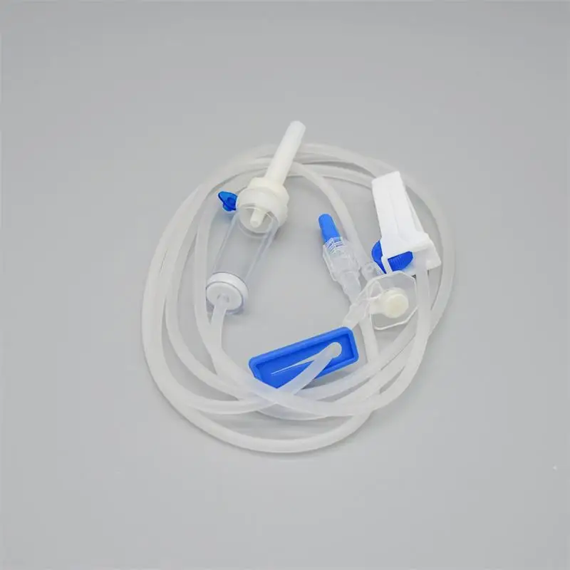 
3 way iv infusion set with needle luer lock 