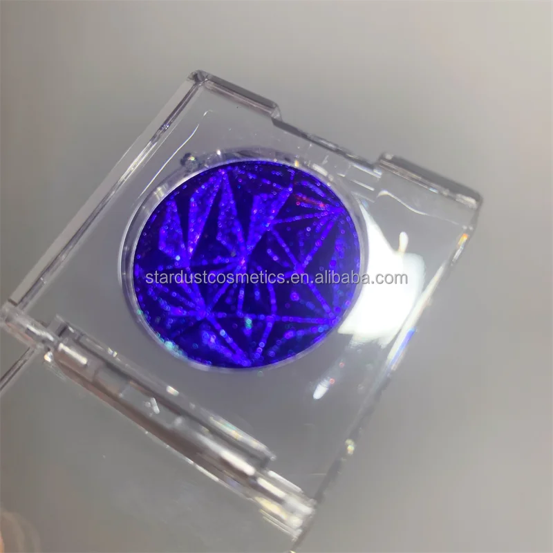 single one color Custom Eyeshadow Multi-Chrome Eye shadow indie Makeup Chameleon Glow pressed metallic powder pans with package