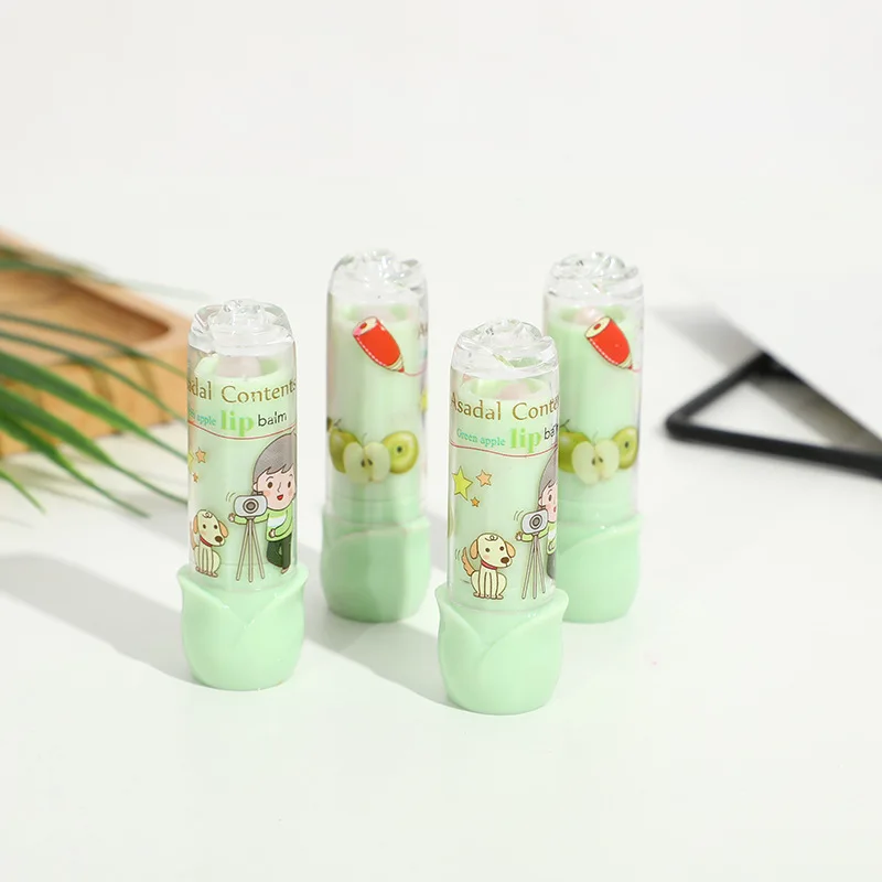 Custom Private Label Lipbalm Vegan Organic Lip Care Fruit Chapstick Nourishing Moisturizer Lip Balm