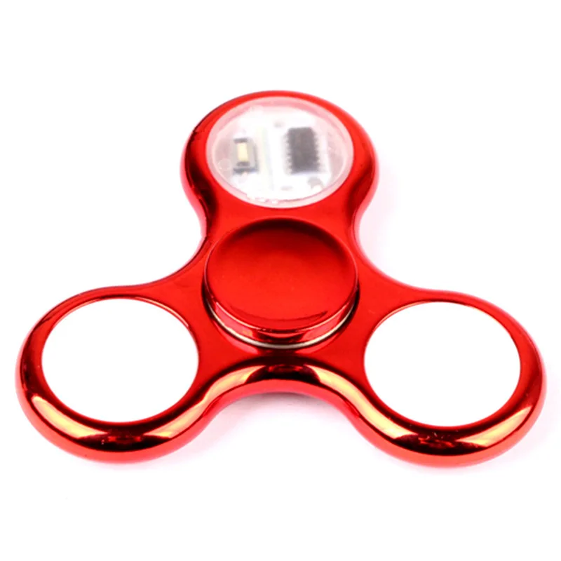 Factory wholesale led fidget spinner glow in the dark fidget spinner lumineux customised fidget spinners