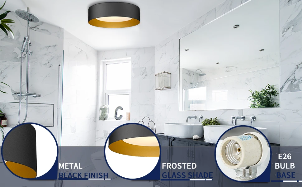 
Flush Mount Ceiling Light, 14