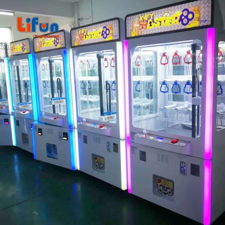 Factory Wholesale Coin Operated push keyhole Prize Vending game machine Golden Key Master Machine With Bill Acceptor