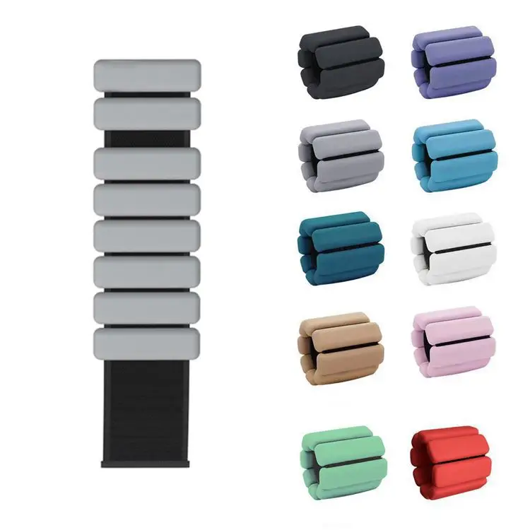 K&B Home new adjustable lifting hand silicone wrist weight set custom logo oem adjustable wrist&ankle