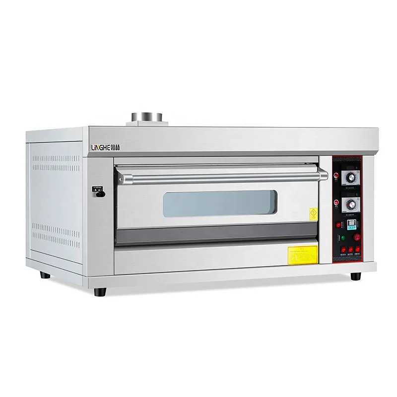 Gas Industrial Bread Oven 1 Deck 1 Tray Commercial New Microcomputer Electric Oven