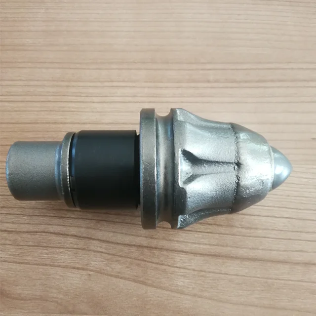 
Application of cemented carbide spiral pick in hydraulic pile driver 