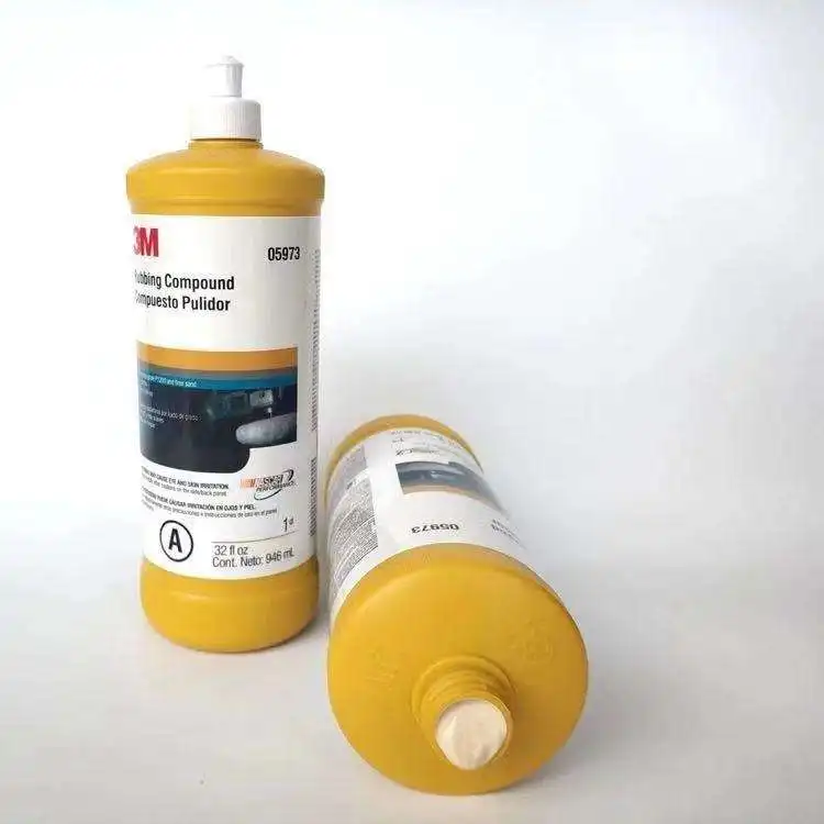 3M 05973 Car Polishing Wax 32 floz 946 mL Liquid Formula Rubbing Compound