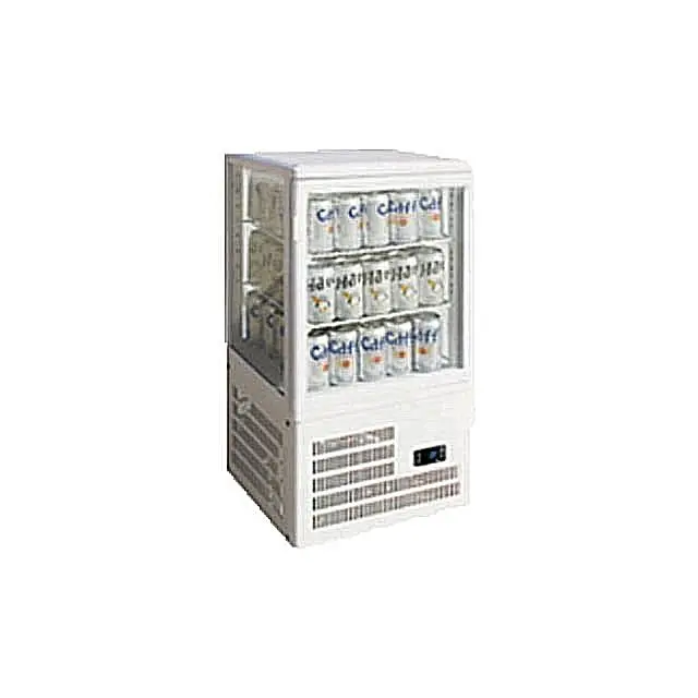 Refrigeration equipment display cooler showcase exhibit fridge four sides transparent showcase