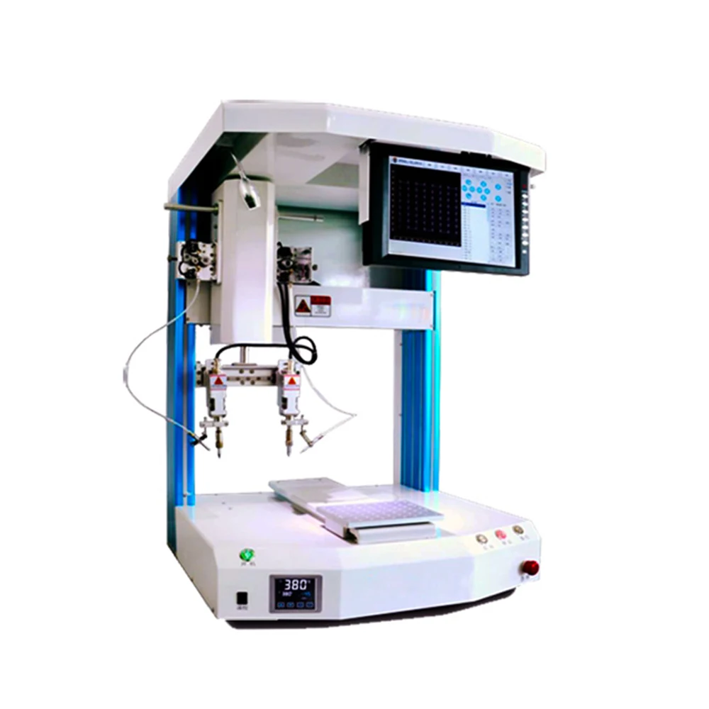 New design hot sale window system programme operating system automatic soldering robot machine for single double working station