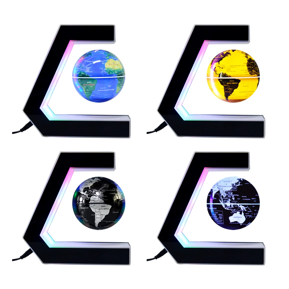 Wholesale Magnetic Levitation Floating Globe with 16 Colorful Led Light with control