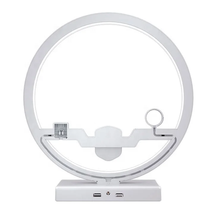 
Wholesale multifunction earphone watch mobile phone 3 in 1 wireless charger with desk lamp 