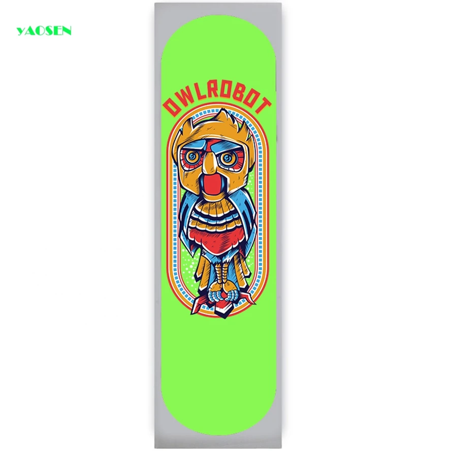 Heat transfer film skate board customized printing graphic graphic skateboard heat press films for skateboards