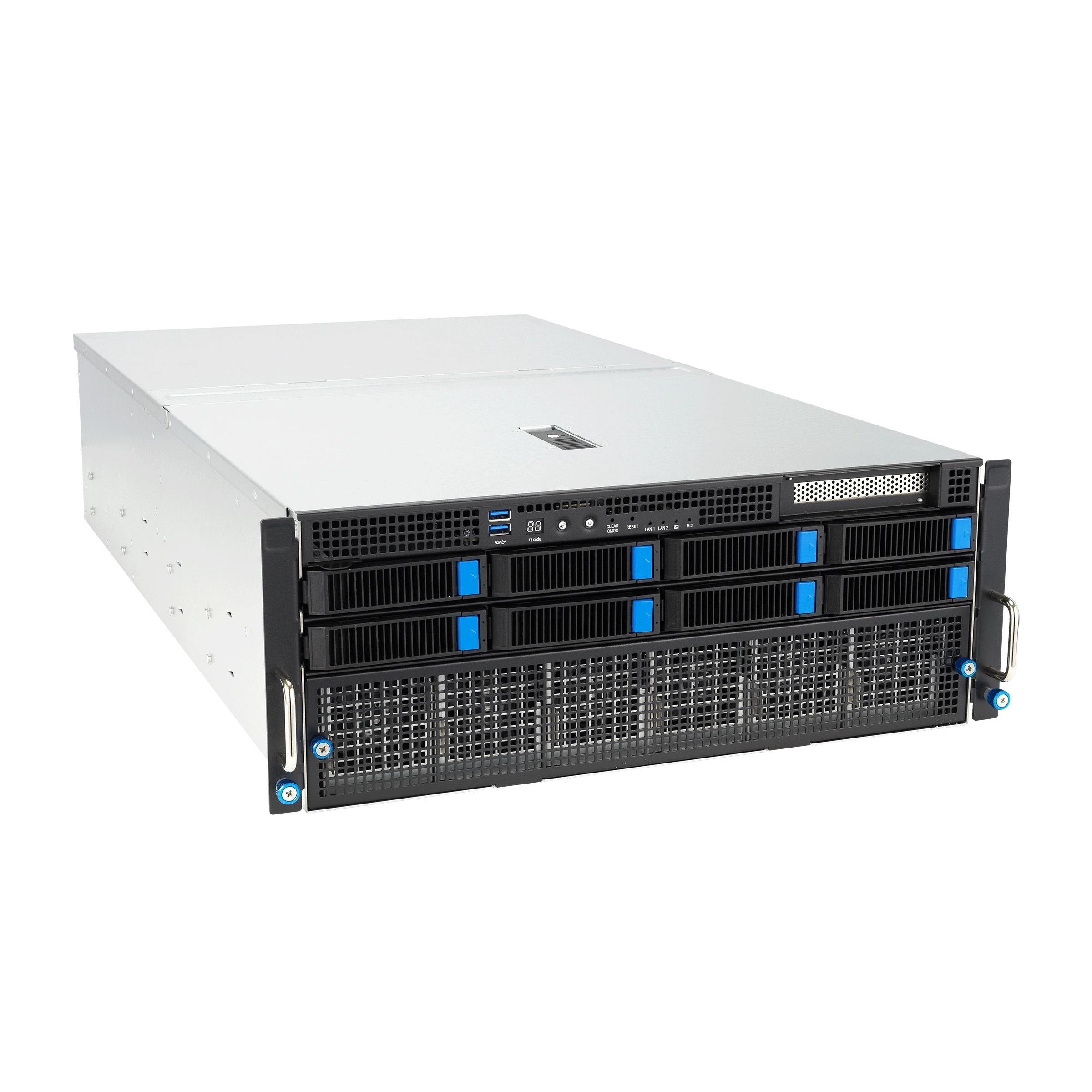 ESC8000A-E12 configuration is 8xGPU H100 80gb 2xAmd epyc 9554 ram ddr 5 ECC 4800mhz 1536gb 8x hdd 20tb