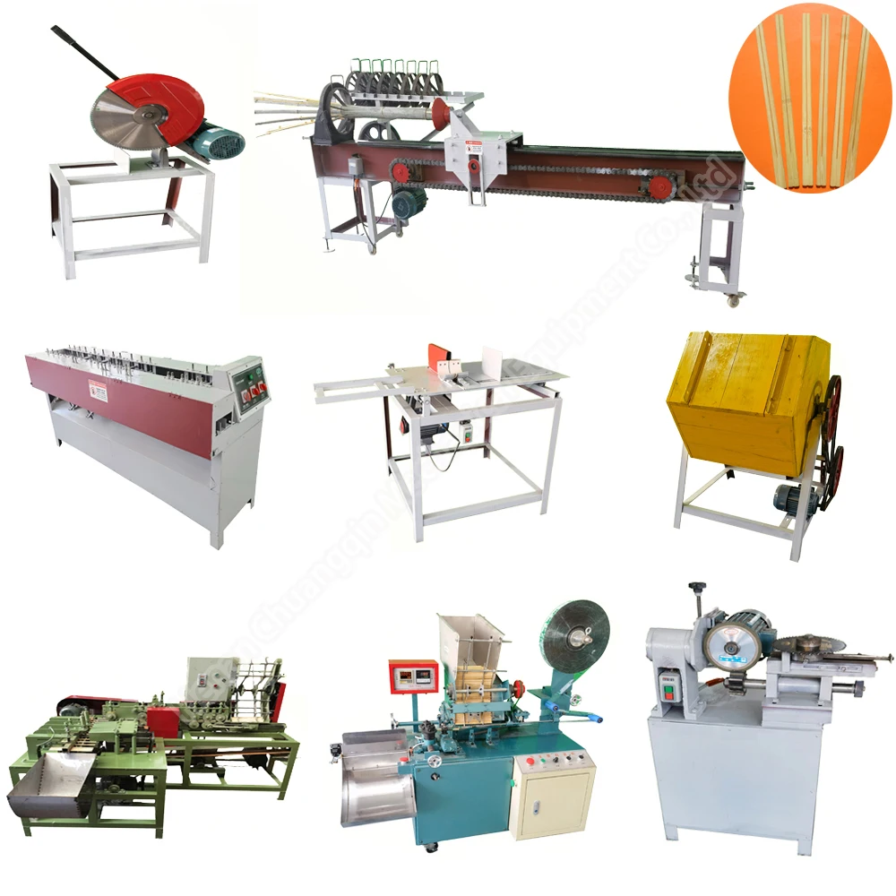 Guangzhou foshan chopstick making machines bamboo chopsticks machine