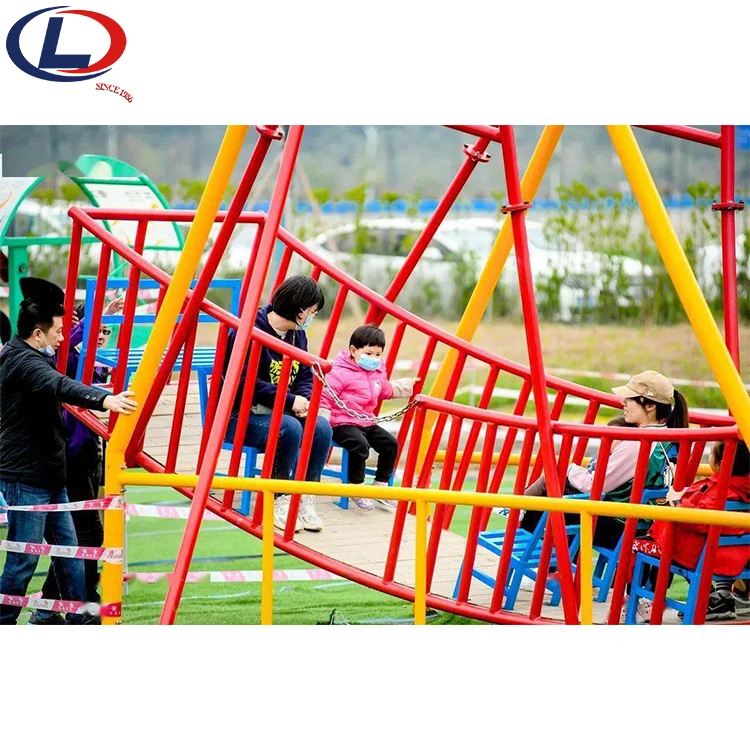 Небольшой пиратский корабль без питания детская качели лодка родитель-ребенок игровая площадка детское игровое оборудование