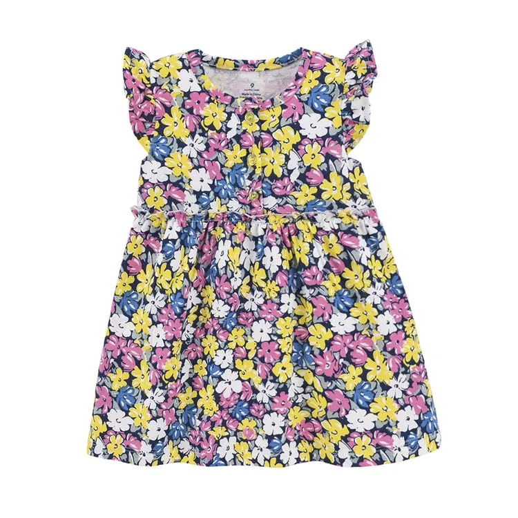 100% cotton summer children girl dress baby girl skirts