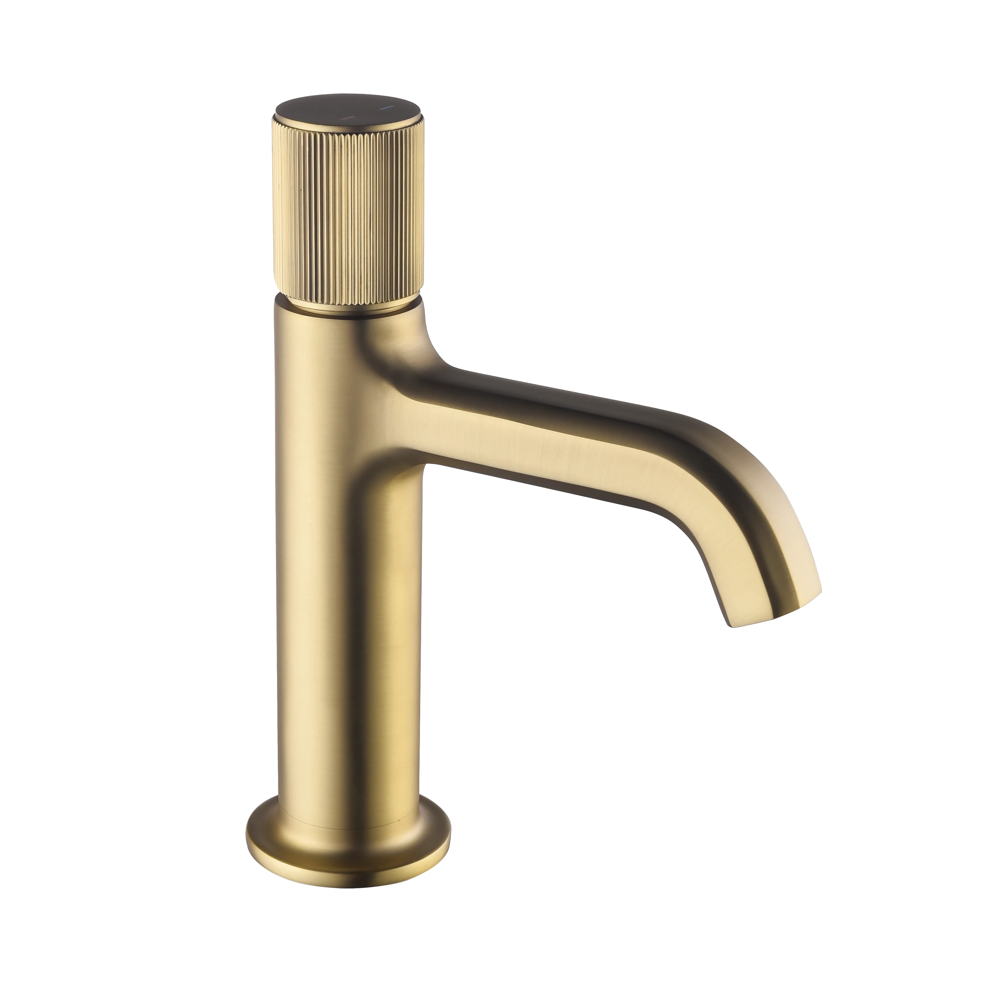 
2020 new design knurling faucet 100% Brass brushed gold matte black chrome, Wash Basin Faucet Bathroom Mixer tapware Faucets 