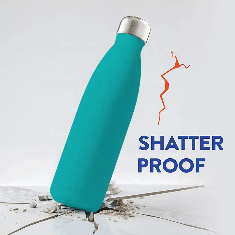 Customized Logo 350 ml 500 ml Vaccum Sealed Flask Insulated Stainless Steel Cola Water Bottle GYM sports Thermos